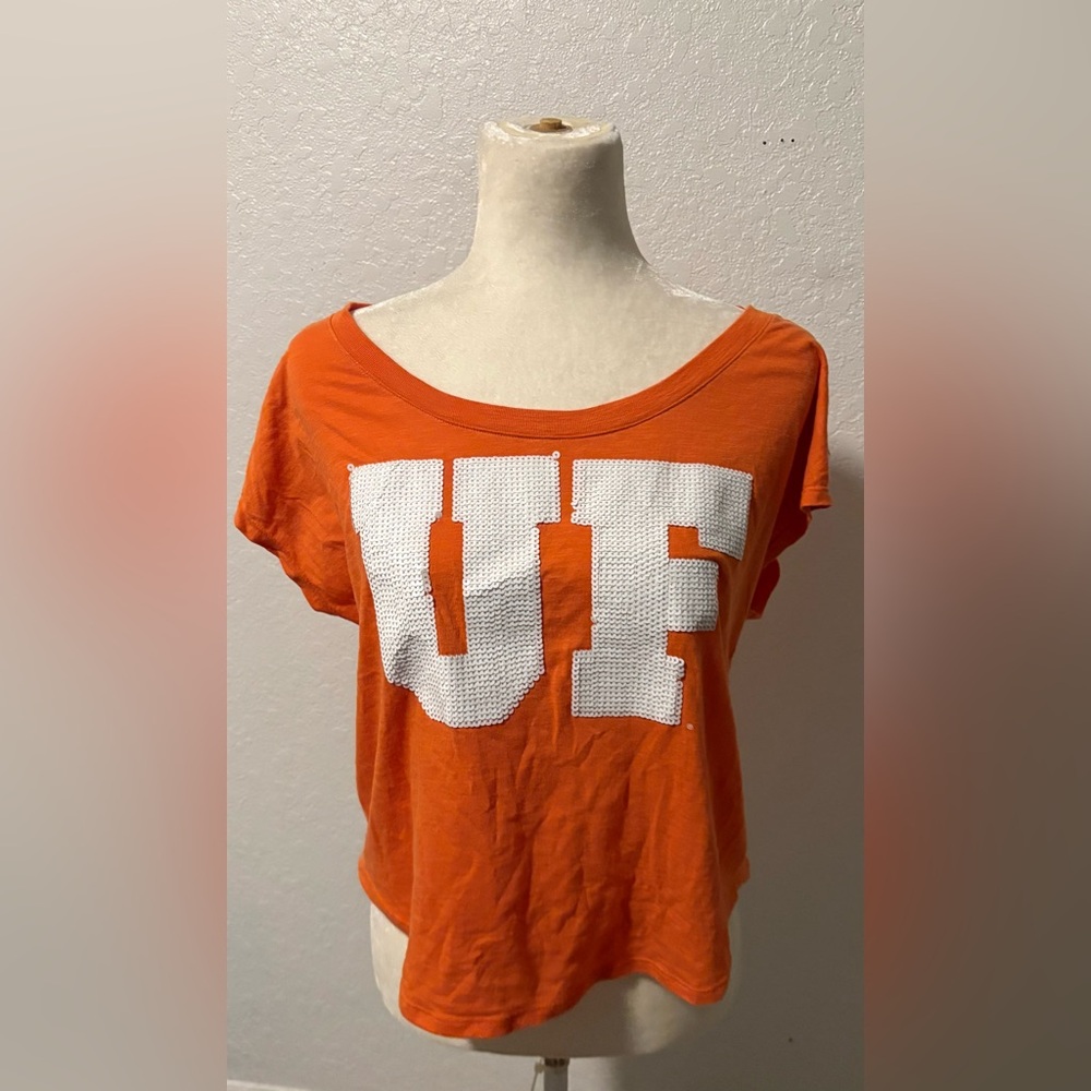 VS PINK UF Gators Sequined Top